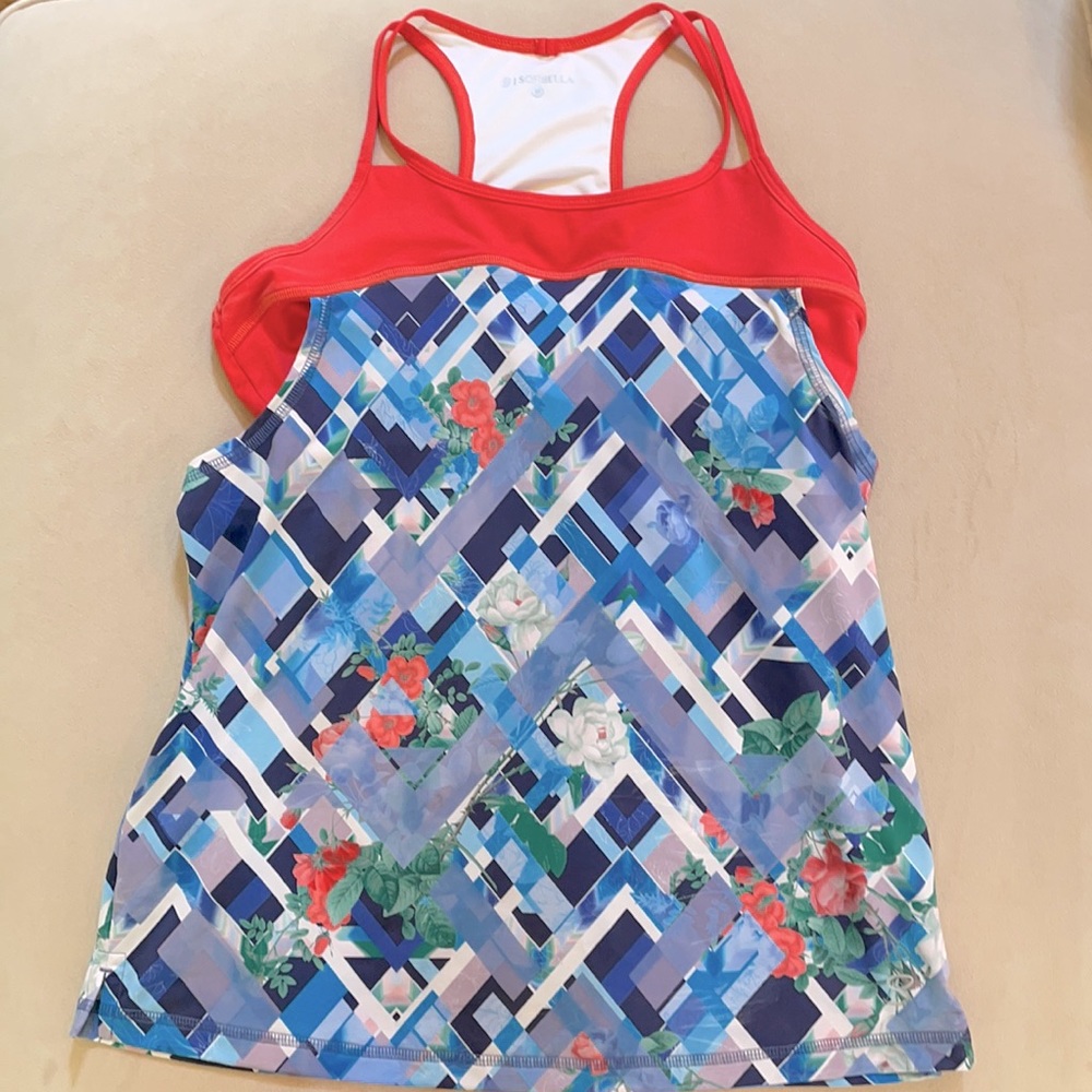 Cute Sofibella Freya Tennis Tank Sz M